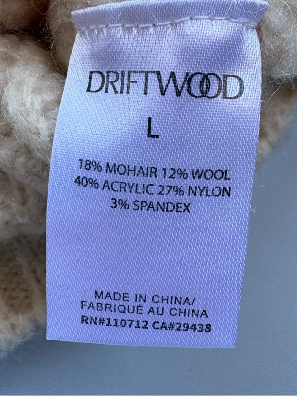 Driftwood Wool Mohair Penny Sweater Cardigan Cream Bliss Embordered Cottagecore - Picture 8 of 14